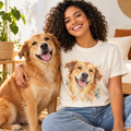 Camiseta personalizada Meu Pet em Aquarela