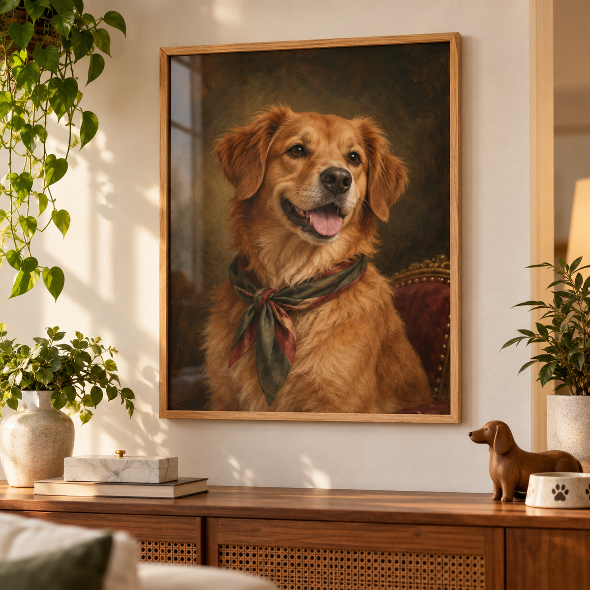 Quadro personalizado Retrato Pet Clássico